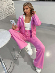 Comfy  Chic Plus Size Hoodie Set Activewear