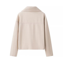 Women’s Autumn Winter Double-Breasted Wool Coat