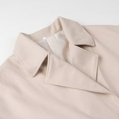 Women’s Autumn Winter Double-Breasted Wool Coat