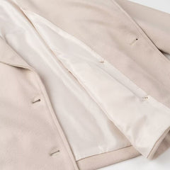 Women’s Autumn Winter Double-Breasted Wool Coat