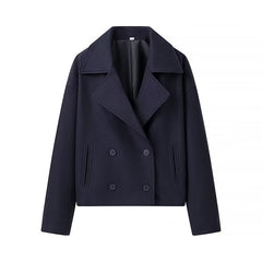 Women’s Autumn Winter Double-Breasted Wool Coat