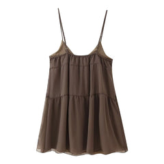 Women’s Beaded Sequined Embroidered Suspender Dress