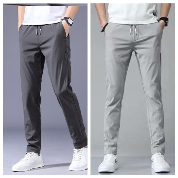 Men’s Korean Style Drawstring Loose Straight Pants