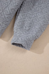 Saige Half Zipper Collared Sweatshirt