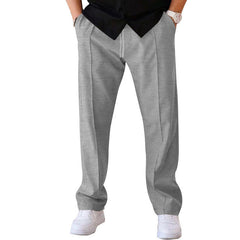 Men’s Sports Casual Loose Straight Drawstring Pants