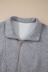 Saige Half Zipper Collared Sweatshirt