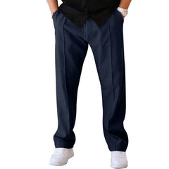 Men’s Sports Casual Loose Straight Drawstring Pants