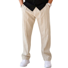Men’s Sports Casual Loose Straight Drawstring Pants