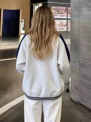 Zip Up Color Block Jacket