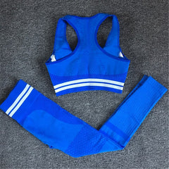 Seamless Women’s Yoga Set – High Waist Leggings & Sports Bra