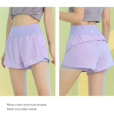 PHIGEER Women’s Lightweight Yoga & Workout Shorts with Pocket