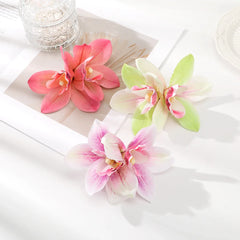 Gladiolus Flower Small Hair Clip