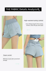 PHIGEER Women’s Lightweight Yoga & Workout Shorts with Pocket