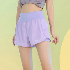 PHIGEER Women’s Lightweight Yoga & Workout Shorts with Pocket