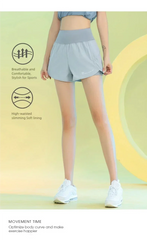 PHIGEER Women’s Lightweight Yoga & Workout Shorts with Pocket