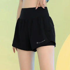 PHIGEER Women’s Lightweight Yoga & Workout Shorts with Pocket