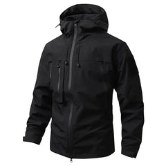 Autumn Men's Mountain Ski Jackets Outdoor Windbreaker Hiking Hooded Coats for Men Climbing Waterproof Jackets Raincoat Clothing