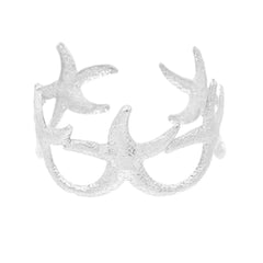 Golden Alloy Starfish Arm Bracelet – Summer Beach Cuff