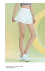 PHIGEER Women’s Lightweight Yoga & Workout Shorts with Pocket