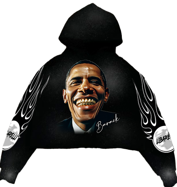 Barack Cropped Hoodie