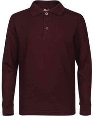Men's Long Sleeve Pique Polo Shirt