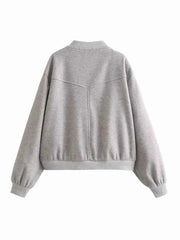 Snap Down Cropped Jacket