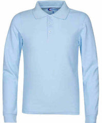 Men's Long Sleeve Pique Polo Shirt
