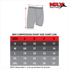MRX Men’s Compression Shorts – Running & Gym Activewear