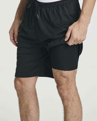 Mens Big and Tall 3 Pack 2-in-1 Gym Shorts Compression Liner Size 4X
