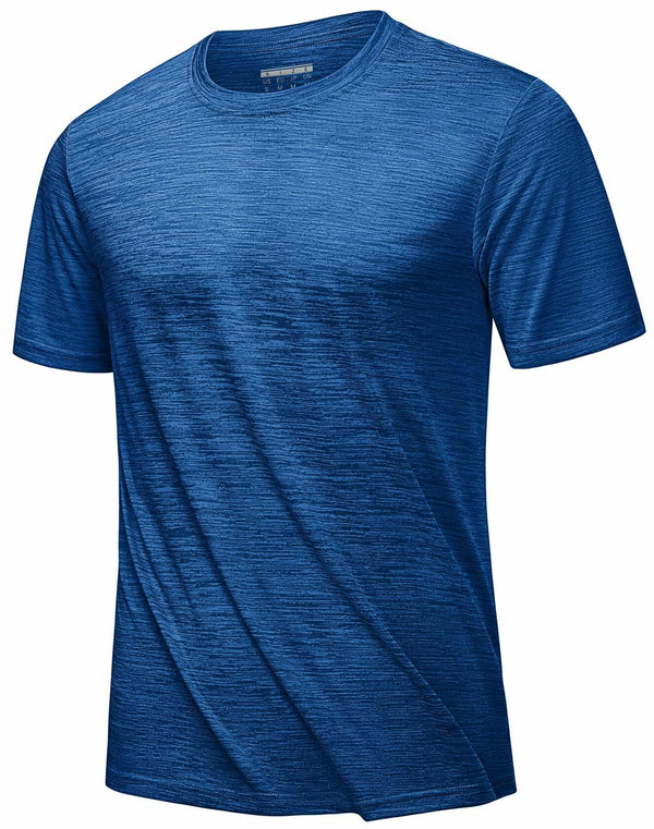 Men’s Medium Blue Quick-Dry Workout T-Shirt