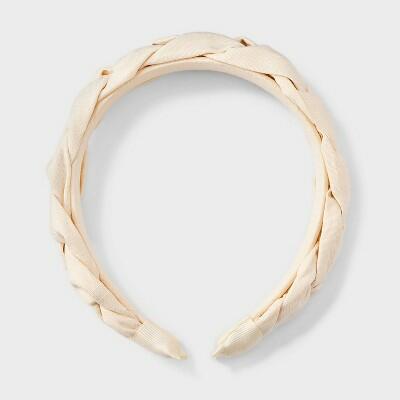 Universal Thread Ivory Fabric Braid Headband