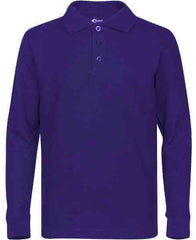 Men's Long Sleeve Pique Polo Shirt