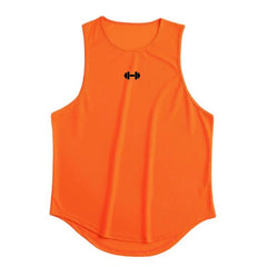 Summer Men's Gym Tank Top Fitness Training Clothing Quick-drying Loose Bodybuilding Sleeveless Shirt Men Fashion Basketball Vest